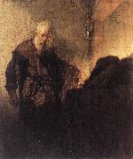 St Paul at his Writing-Desk Rembrandt